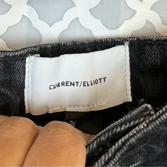 EUC Current/Elliott Polka Dot Denim Mini Skirt - Picture 9 of 12